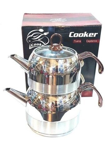 Cooker Tuana 2880 Mini Çelik Çaydanlık İnox