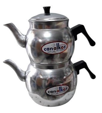 3 Er No 7 Mini Alüminyum Çaydanlık Gri