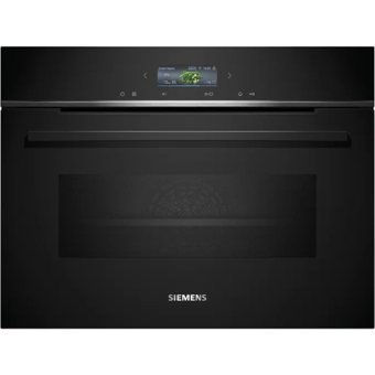 Siemens CM724G1B1 45 lt Dijital Modern Tam Boy Ankastre Fırın Siyah