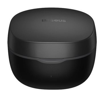 Baseus Encok Wm01 2022 TWS Tek Mikrofonlu Bluetooth 5.0 Silikonsuz Kablosuz Kulak İçi Bluetooth Kulaklık Siyah