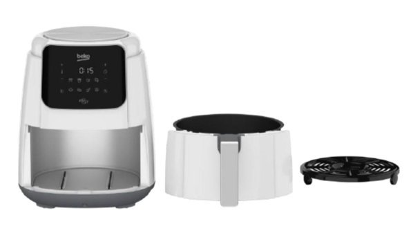 Beko FRA 5334 B Airfryer 4.2 lt Tek Hazneli Led Ekranlı Sıcak Hava Fritözü Beyaz
