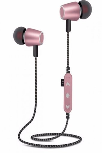Platoon Ms-T14 Kulak İçi Kablosuz Bluetooth Kulaklık Pembe