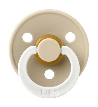 Bibs Colour 6-18 Ay Delikli Ortodontik Damaklı Kauçuk Emzik Vanilla Glow