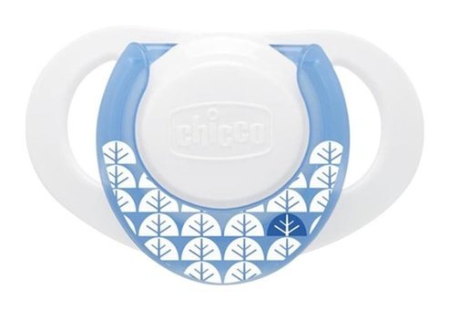 Chicco Physio Compact 0-6 Ay Ortodontik Silikon Emzik Mavi