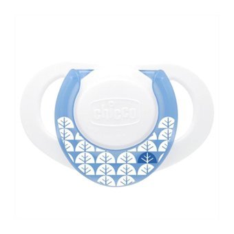 Chicco Physio Compact 0-6 Ay Ortodontik Silikon Emzik Mavi