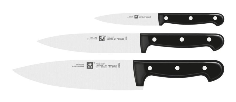 Zwilling Twin Chef 2 Plastik Çelik 3 Parça Şef Bıçakları Seti