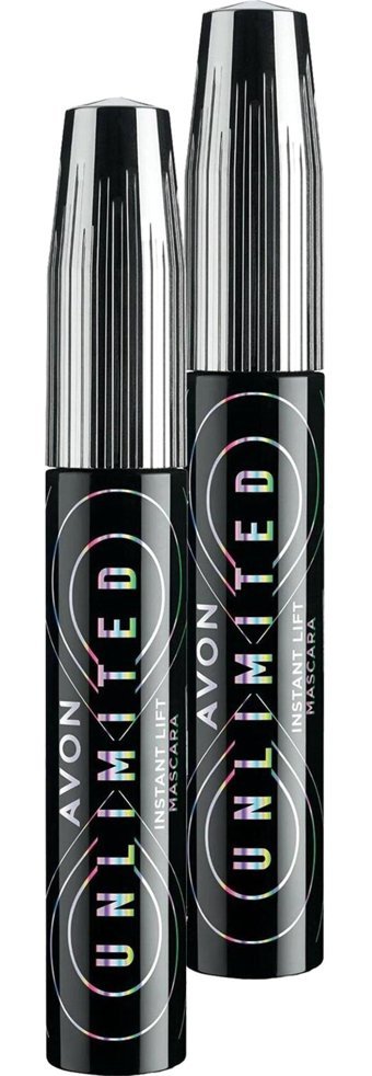 Avon Unlimited Kirpiklere Kalkık Görünüm Veren Maskara 10 Ml. Blackest Black İkili Set
