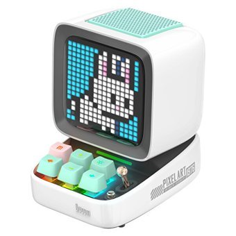 Divoom Ditoo Pro Taşınabilir Işıklı Beyaz Bluetooth Hoparlör