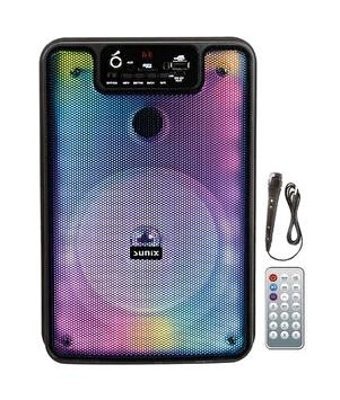Sunix BTS-70 Taşınabilir Işıklı Siyah Bluetooth Hoparlör