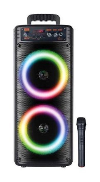 Sunix BTS-68 Taşınabilir Işıklı Siyah Bluetooth Hoparlör