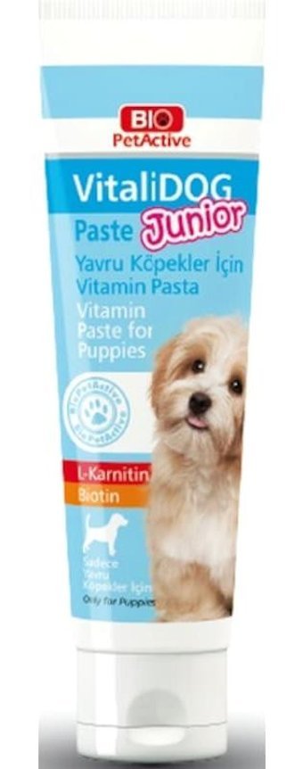 Bio PetActive Vitalidog Junior Multivitamin Sağlığı İçin 100 ml Macun Köpek Vitamini