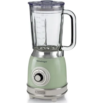 Ariete Vintage 400 W 600 ml Cam Hazneli Buz Kırıcılı 4 Bıçaklı Elektrikli Rondo Yeşil