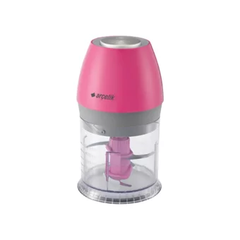 Arçelik K 1634 Pv In Love 450 W 500 ml Plastik Hazneli Öğütücülü 4 Bıçaklı Mini Elektrikli Rondo Pembe