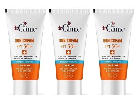 Dr. Clinic 50 Faktör Leke Karşıtı Güneş Kremi 3x50 ml
