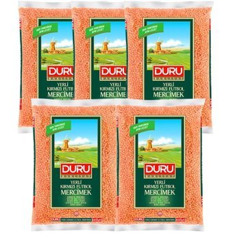 Duru Futbol Kırmızı Mercimek 5x1 kg