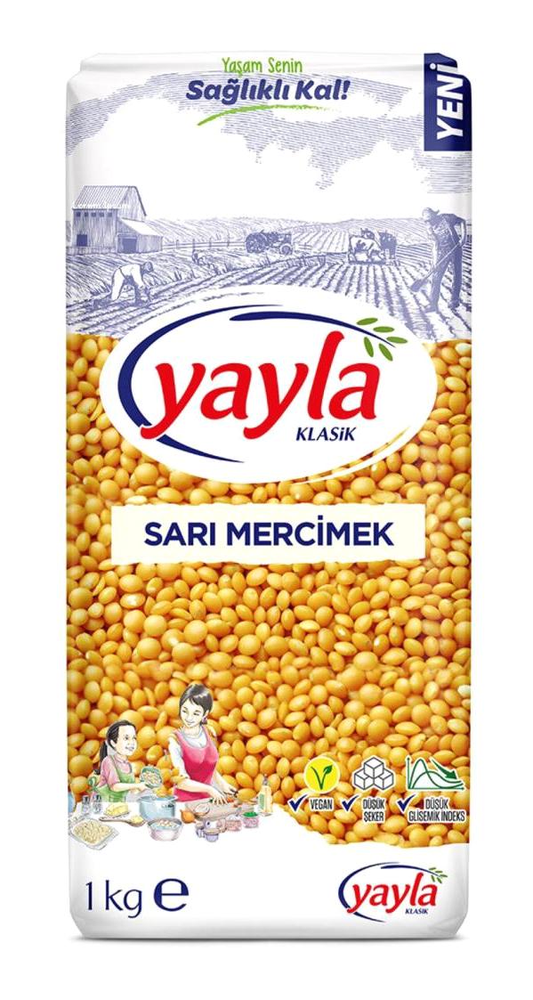 Yayla Sarı Mercimek 1 kg