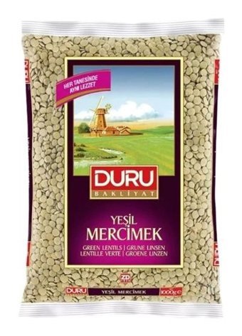 Duru Yeşil Mercimek 4x1 kg