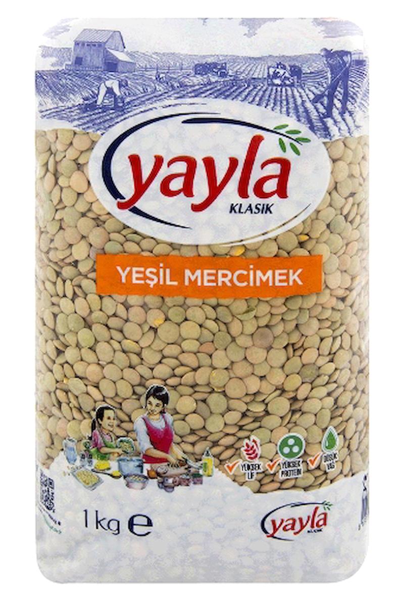 Yayla Yeşil Mercimek 12x1 kg