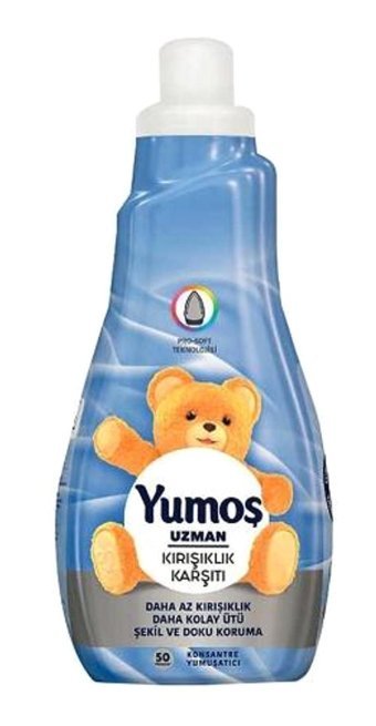 Yumoş Extra Uzman Kolay Ütü Konsantre 50 Yıkama Yumuşatıcı 12x1200 ml