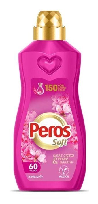 Peros Konsantre Kiraz Çiçeği - Şakayık 720 Yıkama Yumuşatıcı 12x1440 ml