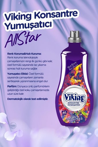 Yumoş Allstar Konsantre 240 Yıkama Yumuşatıcı 4x1440 ml