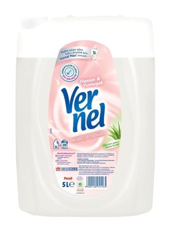 Vernel Sensitive Hassas ve Yumuşak İpek Özü 50 Yıkama Yumuşatıcı 5 lt