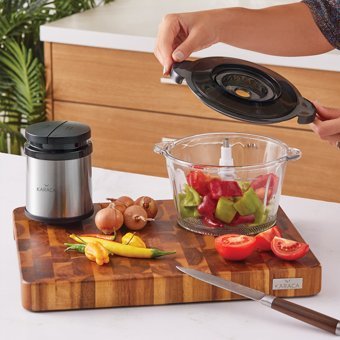 Karaca 240 W 1800 ml Cam Hazneli Buz Kırıcılı Öğütücülü 4 Bıçaklı Elektrikli Rondo Gri