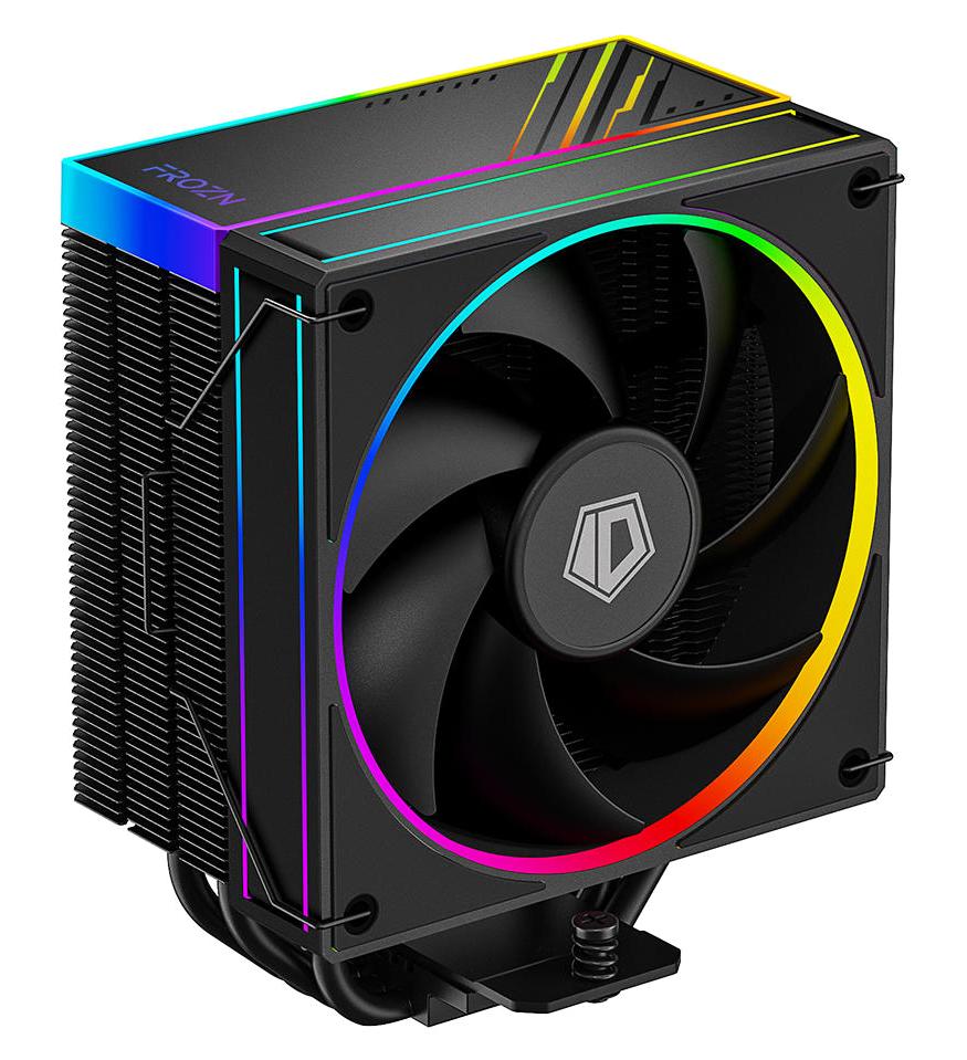 Id Coolıng FROZN A410 4 Pin 1 Fanlı Fan Soğutmalı RGB Masaüstü İşlemci Soğutucu Siyah