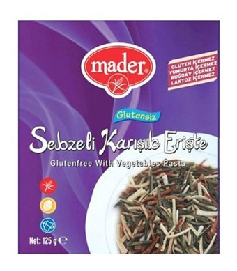 Mader Glutensiz Noodle Makarna 125 gr