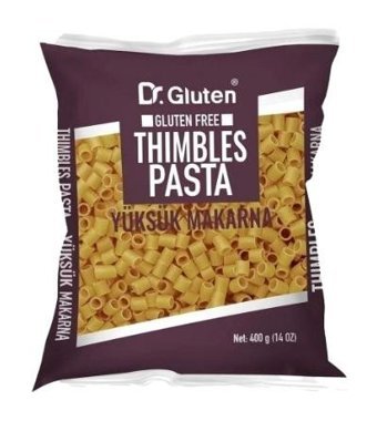 Dr.gluten Glutensiz Yüksük Makarna 2x400 gr