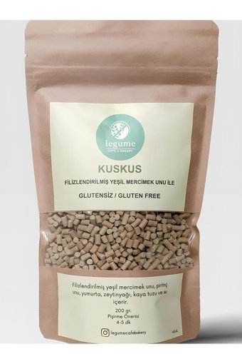 Legume Glutensiz Kuskus Makarna 200 gr