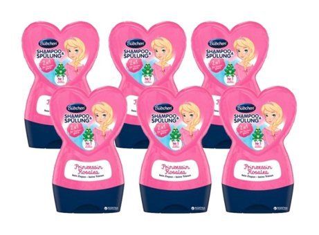 Bübchen Prenses Şampuan Tüm Ciltler İçin Ahududu Bebek Şampuanı 6x230 ml
