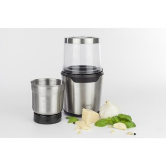 Caso 1749 Uz200 200 W 800 ml Paslanmaz Çelik Hazneli Öğütücülü 4 Bıçaklı Elektrikli Rondo Gri