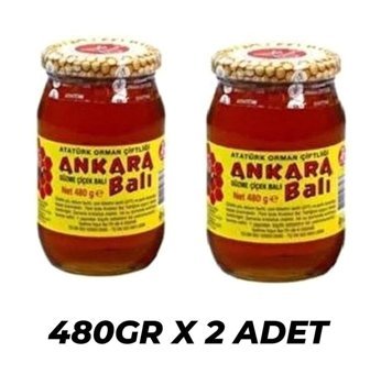 Atatürk Orman Çiftliği Ankara Süzme Çiçek Balı 2x480 gr