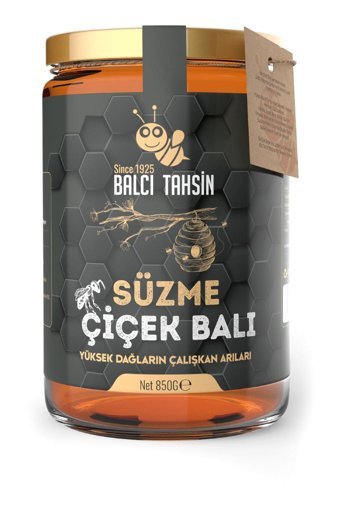 Balcı Tahsin Yüksek Kaliteli Van Organik Karakovan Süzme Çiçek Balı 850 gr