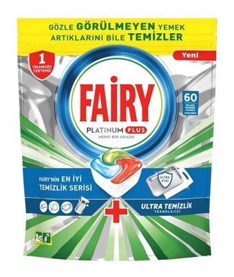 Fairy Platinum Plus Ulta Tablet Bulaşık Makinesi Deterjanı 60 Adet