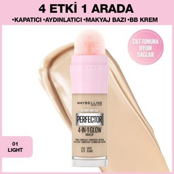 Maybelline New York Instant Perfector Glow Light 01 Likit Serum Fondöten 20 ml