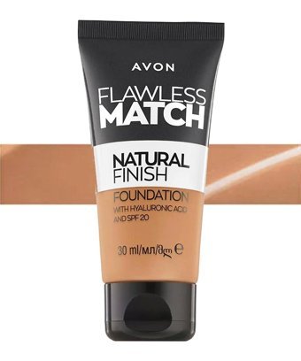 Avon Flawless Match Natural Shell 235P Güneş Koruyuculu Krem Tüp Fondöten 30 ml