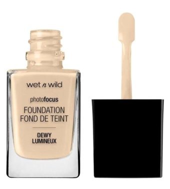 Wet N Wild Photo Focus Dewy Lumineux Nude Ivory Su Bazlı Likit Şişe Fondöten 28 ml