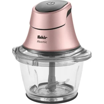 Fakir Atomic 600 W 1000 ml Cam Hazneli Öğütücülü Turbolu Çift Bıçaklı Elektrikli Rondo Kırmızı