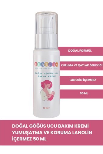 Bebelin Doğal Krem Göğüs Ucu Kremi 50 ml