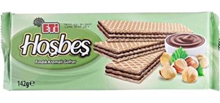 Eti Hoşbeş Fındık Kremalı Gofret 2x142 gr