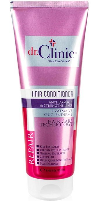 Dr. Clinic Güçlendirici Ginseng Isırgan Otu Kivi Nar Üzüm Çekirdeği Zeytinyağlıı Saç Kremi 250 ml
