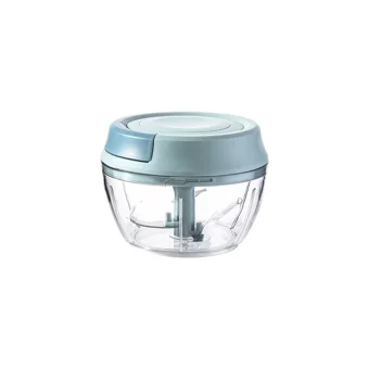 Bluebrush 600 ml Plastik Hazneli İpli Doğrayıcı Mavi