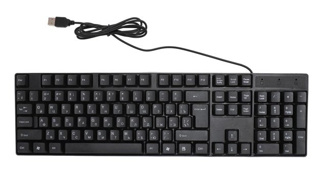 Fockety ‎Focketypikefq8d3z-13 Rusça Q 104 Tuşlu Black Switch Kablolu Siyah Normal Klavye