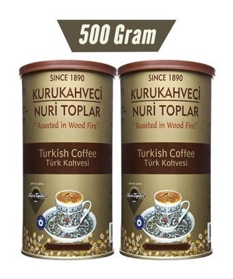 Kurukahveci Nuri Toplar Sade Çok Türk Kahvesi 500 gr