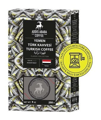 Addis Ababa Coffee Sade Orta Kavrulmuş Türk Kahvesi 250 gr