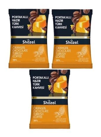Shazel Portakallı Türk Kahvesi 3x100 gr