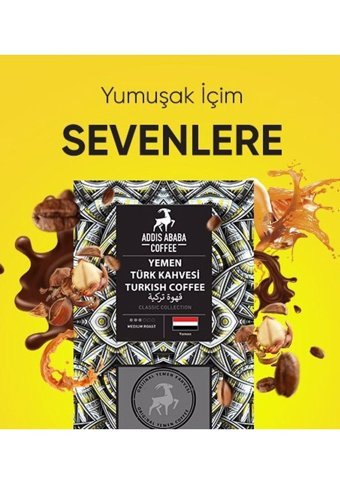 Addis Ababa Coffee Sade Türk Kahvesi 1 kg