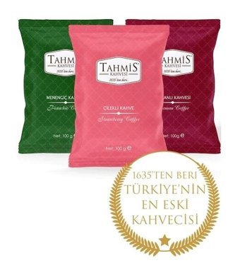 Tahmis Dağ Çilekli-Menengiç Türk Kahvesi 3x100 gr